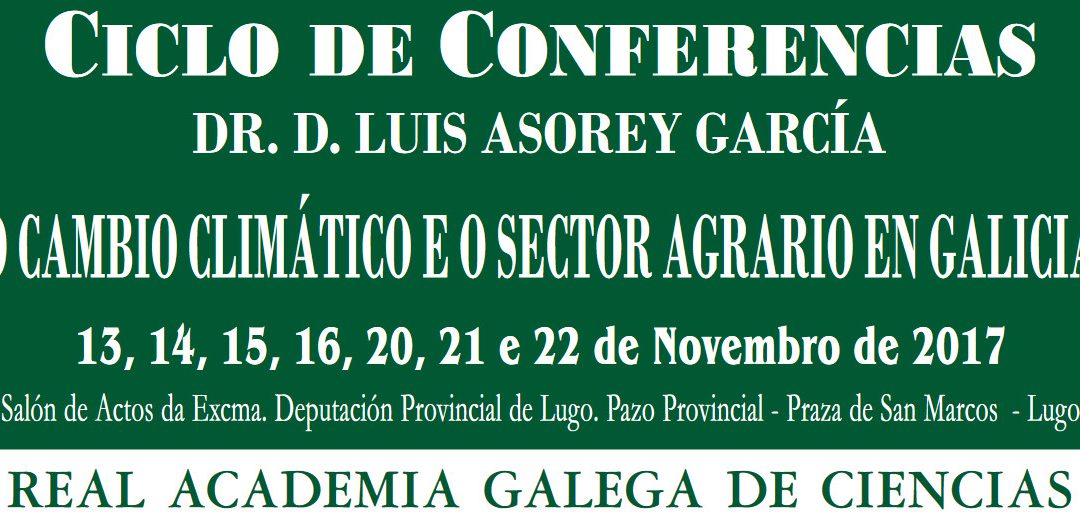 El próximo 3 de noviembre finaliza el plazo de inscripción en el ciclo de conferencias Luis Asorey