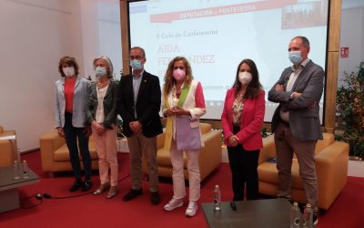 A sede da Deputación de Pontevedra en Vigo acolleu o 27 de maio unha charla sobre o impacto do cambio climático e da saúde na economía dentro do ciclo Aida Fernández Ríos